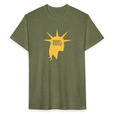 Liberty Head | Men's Tee - heather military green