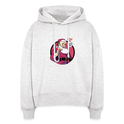 2023 Santa | Women's Hoodie - cool heather grey