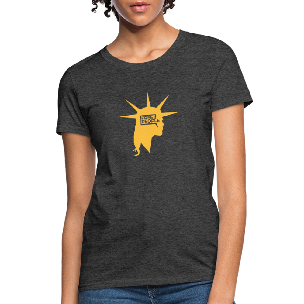 Liberty Head | Women's Tee - heather black