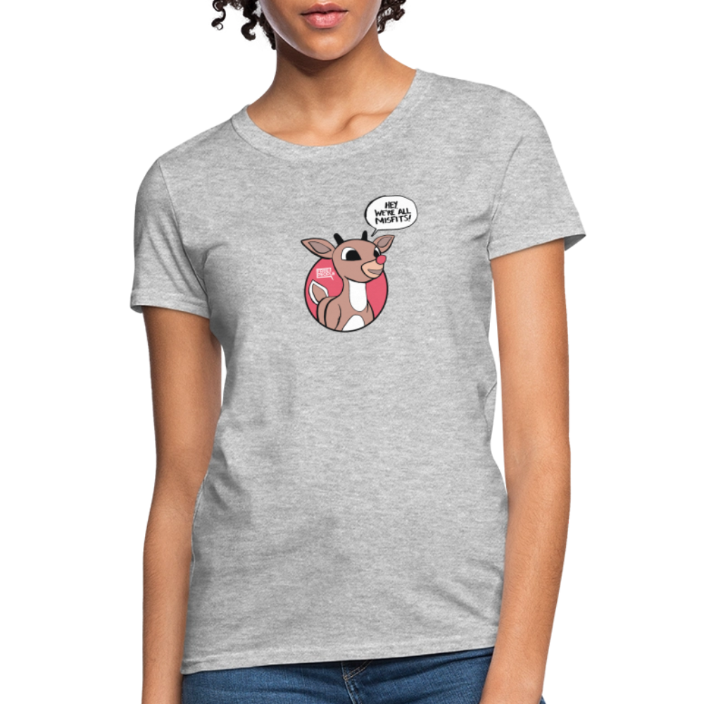 Rudolph Misfits | Women's Tee - heather gray