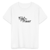 Fight the Power | Youth Tee - white