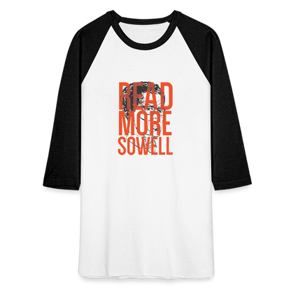 Read More Sowell | Baseball Tee - white/black