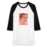 Read More Sowell | Baseball Tee - white/black