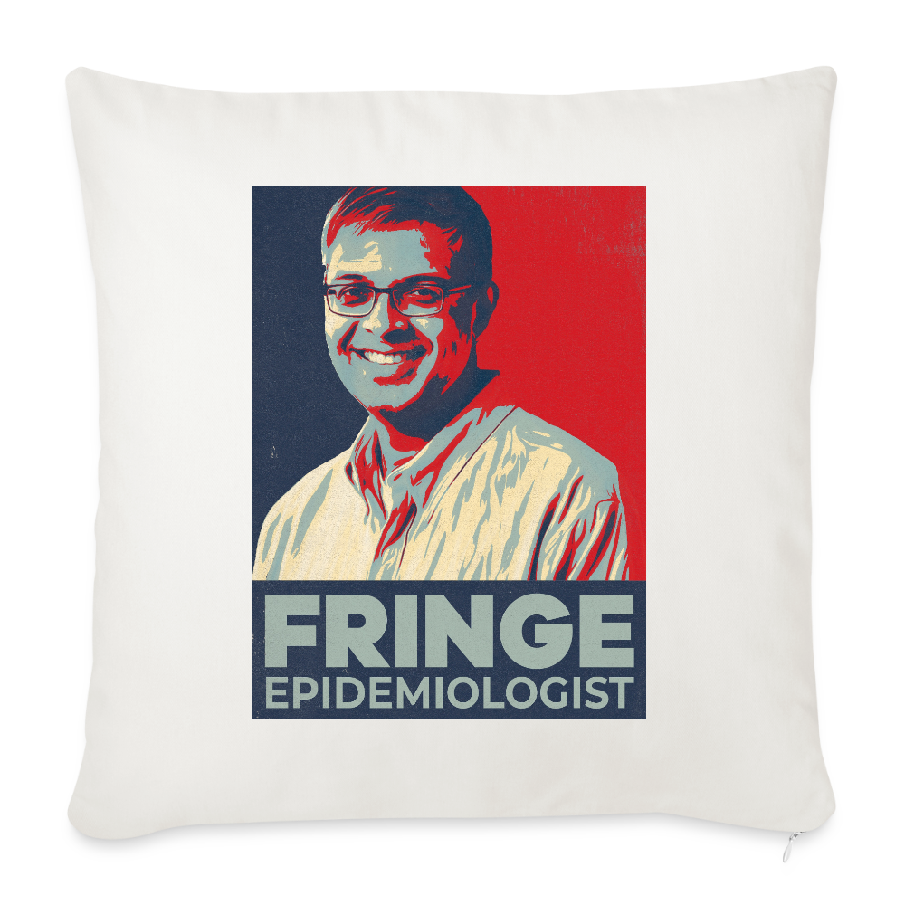 Fringe Epidemiologist | Throw Pillow Cover - natural white