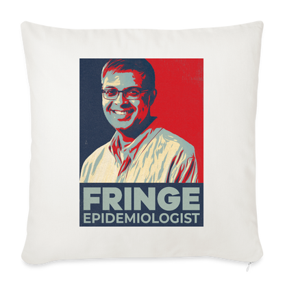 Fringe Epidemiologist | Throw Pillow Cover - natural white
