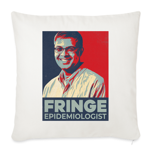 Fringe Epidemiologist | Throw Pillow Cover - natural white