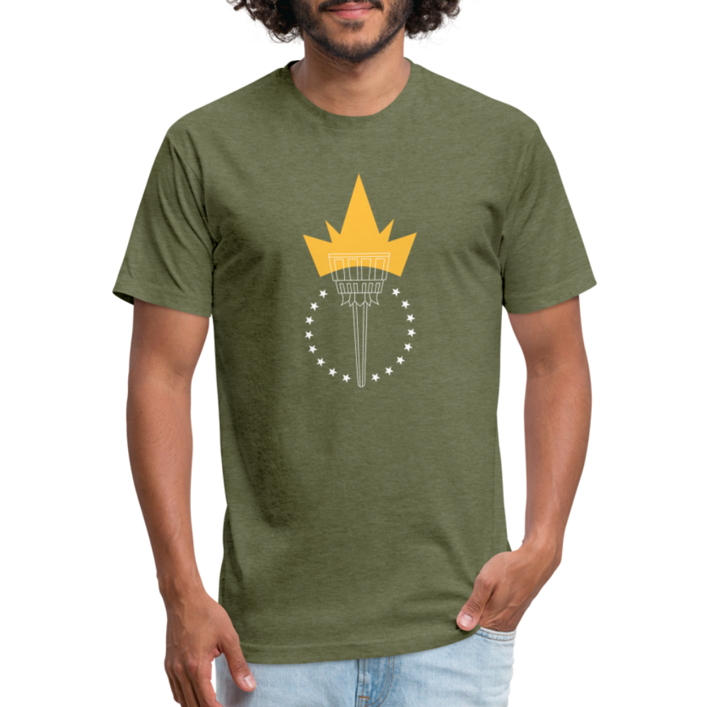 Freedom Torch | Men's Tee - heather military green