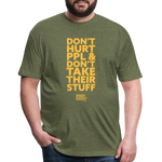 Don't Hurt People | Limited Edition | Men's Tee - heather military green