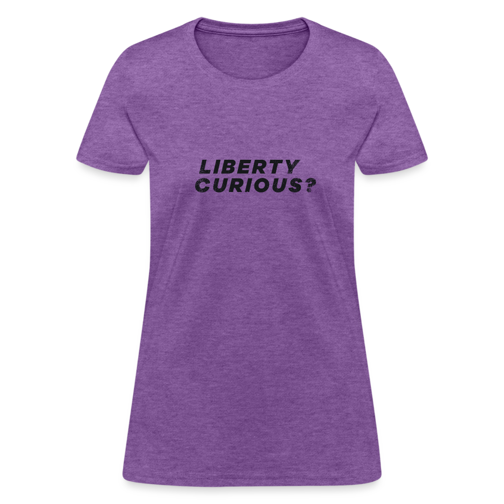 Liberty Curious? | Women's Tee - purple heather