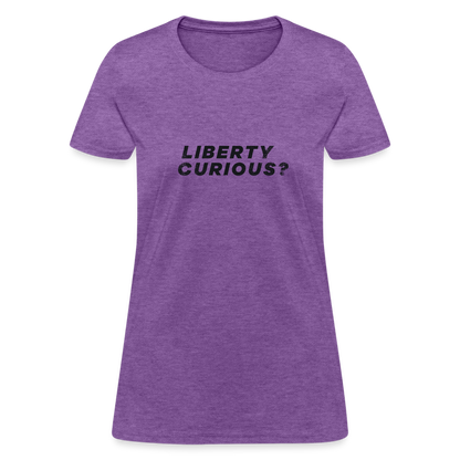 Liberty Curious? | Women's Tee - purple heather