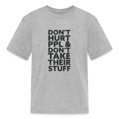 Don't Hurt People | Youth Tee - heather gray