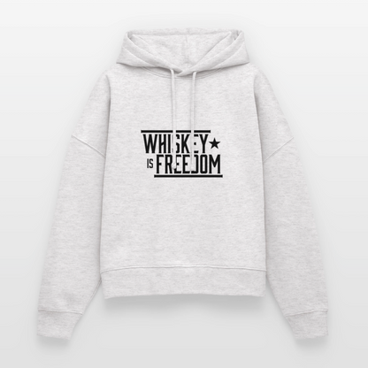 Whiskey is Freedom | Women's Hoodie - cool heather grey