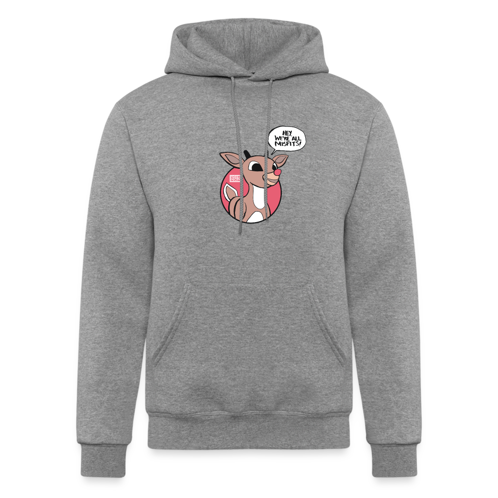 Rudolph Misfits | Pullover Hoodie - heather gray