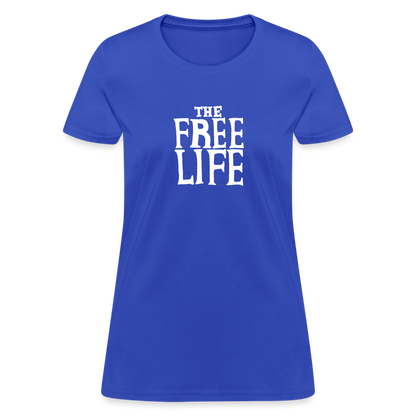 The Free Life | Women's Tee - royal blue