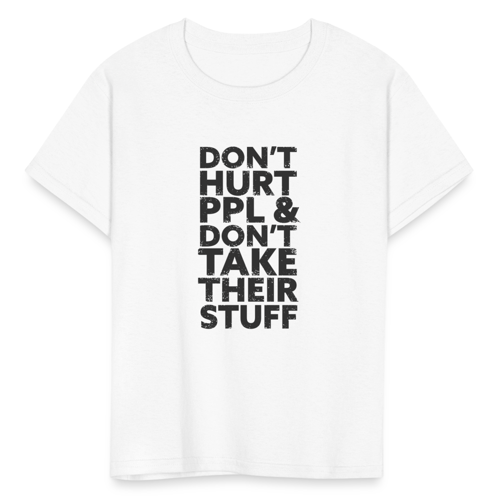 Don't Hurt People | Youth Tee - white