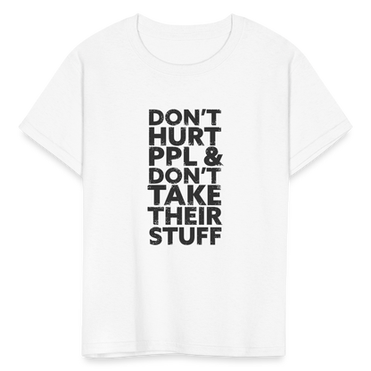 Don't Hurt People | Youth Tee - white