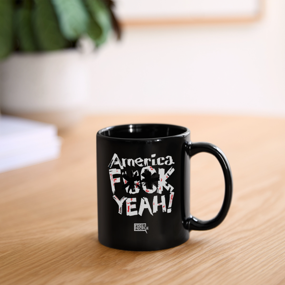 America F**k Yeah! Coffee Mug - black