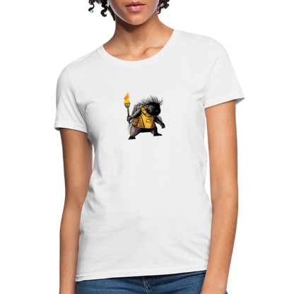 Free the Porcupine | Women's Tee - white