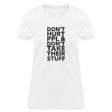 Don't Hurt People | Women's Tee - white