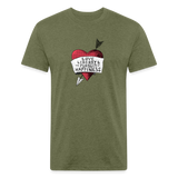 Love, Liberty | Men's Tee - heather military green