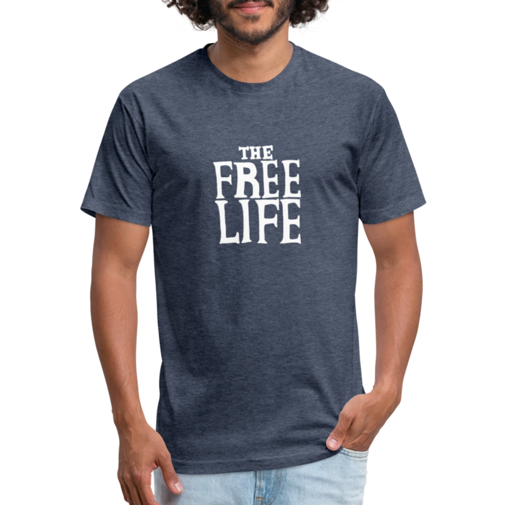 The Free Life | Men's Tee - heather navy