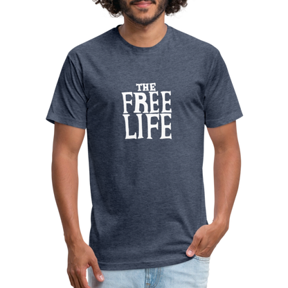 The Free Life | Men's Tee - heather navy