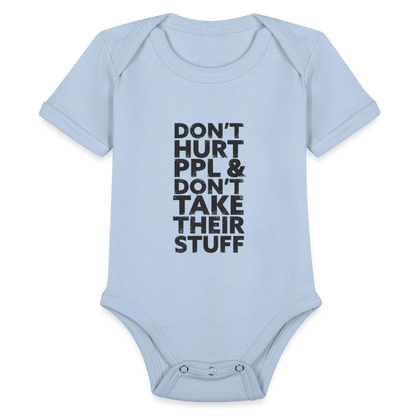 Don't Hurt People | Baby Onesie - sky