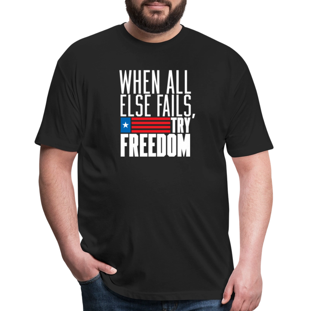 Try Freedom | Men's Tee - black