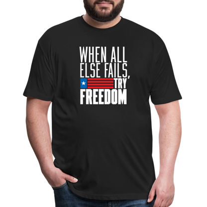 Try Freedom | Men's Tee - black