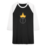 Freedom Torch | Baseball Tee - black/white