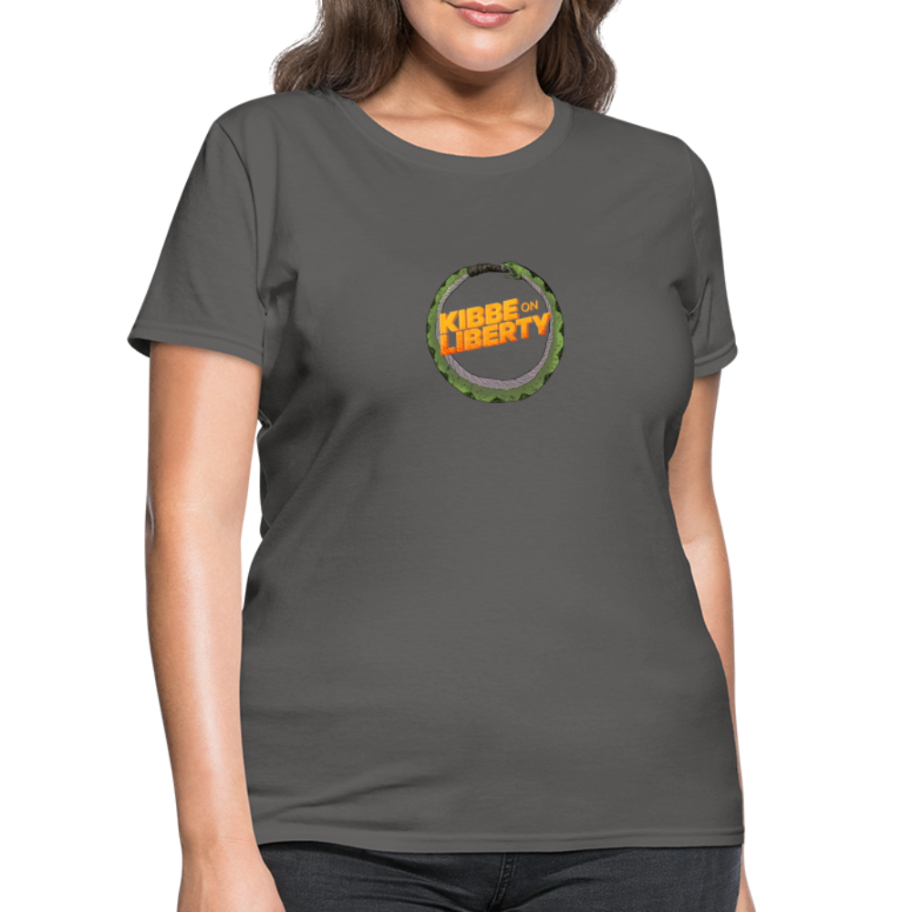 Kibbe on Liberty | Women's Tee - charcoal