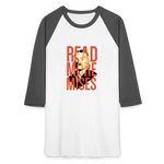 Read More Mises | Baseball Tee - white/charcoal