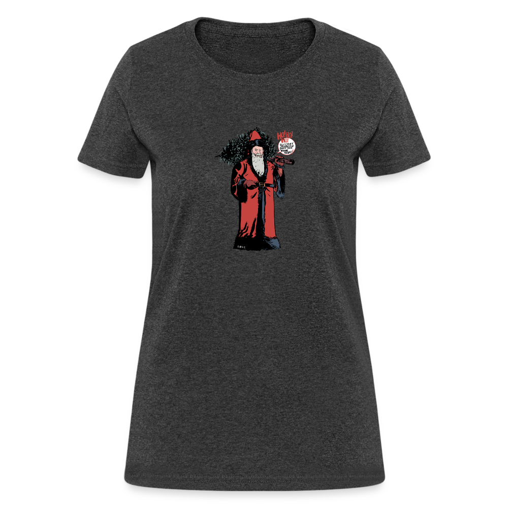 2022 Santa | Women's Tee - heather black