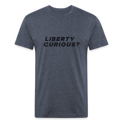 Liberty Curious? | Men's Tee - heather navy
