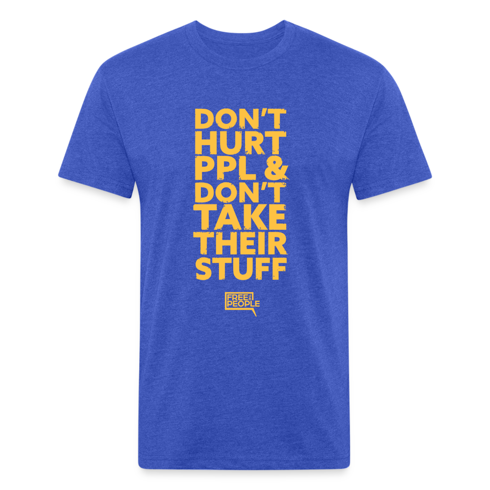 Don't Hurt People | Limited Edition | Men's Tee - heather royal