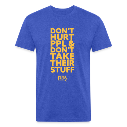 Don't Hurt People | Limited Edition | Men's Tee - heather royal