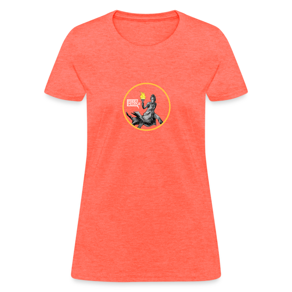 Lady Liberty | Women's Tee - heather coral