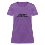 Liberty Curious? | Women's Tee - purple heather