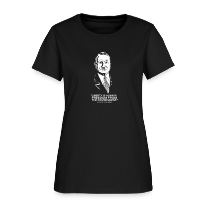 Ludwig von Mises Quote | Women's Tee - black