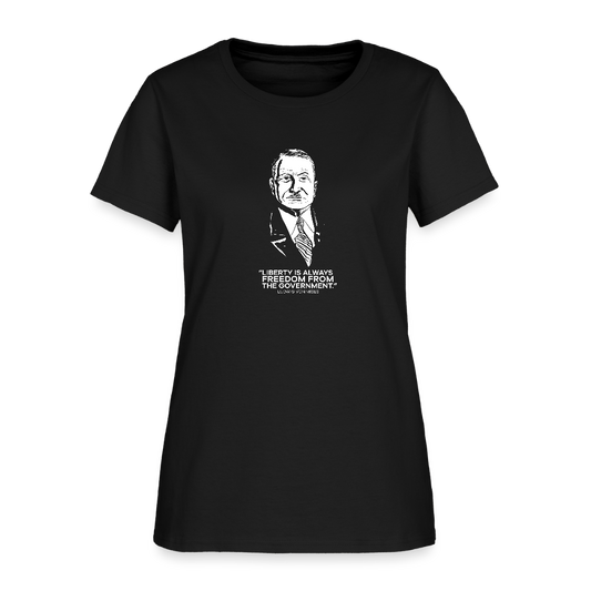 Ludwig von Mises Quote | Women's Tee - black