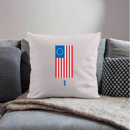 Spirit of '76 | Throw Pillow Cover - light taupe