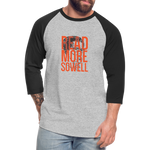 Read More Sowell | Baseball Tee - heather gray/black