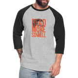 Read More Sowell | Baseball Tee - heather gray/black