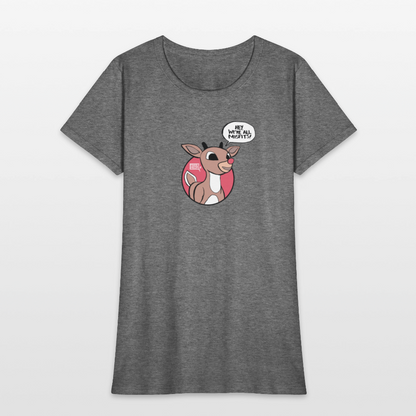 Rudolph Misfits | Women's Tee - graphite heather