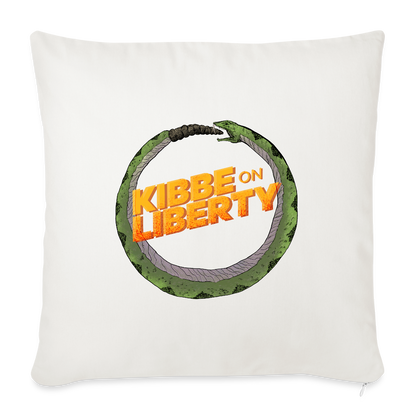Kibbe on Liberty | Throw Pillow Cover - natural white