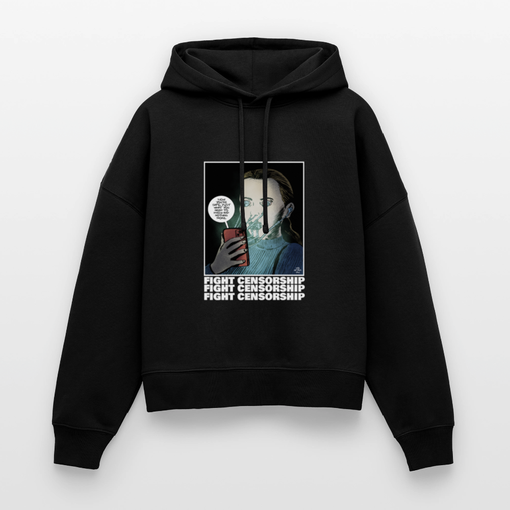 Fight Censorship | Women's Hoodie - black