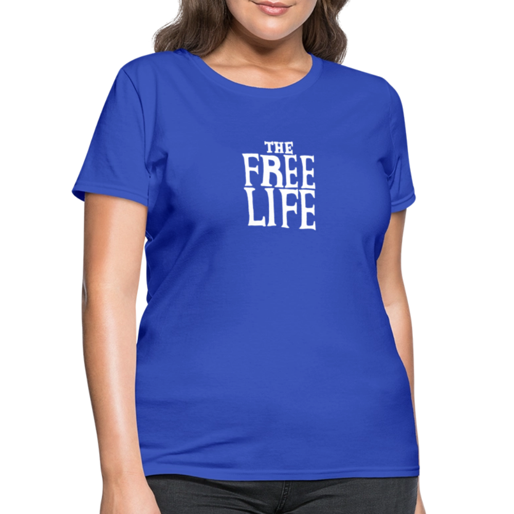 The Free Life | Women's Tee - royal blue