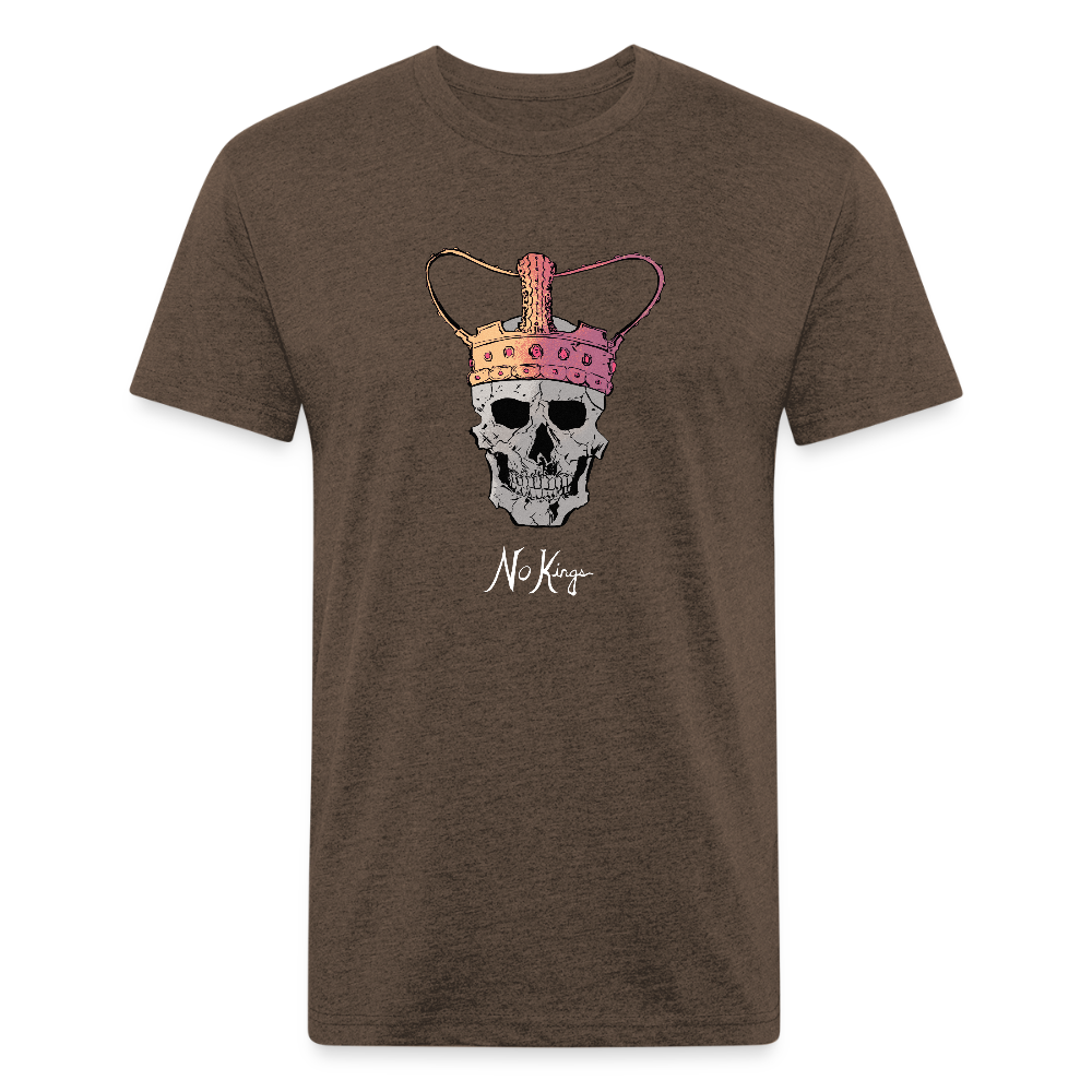 No Kings | Men's Tee - heather espresso