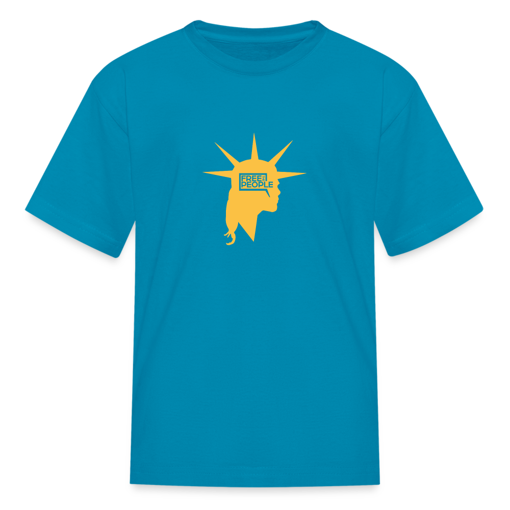 Liberty Head | Youth Tee - turquoise