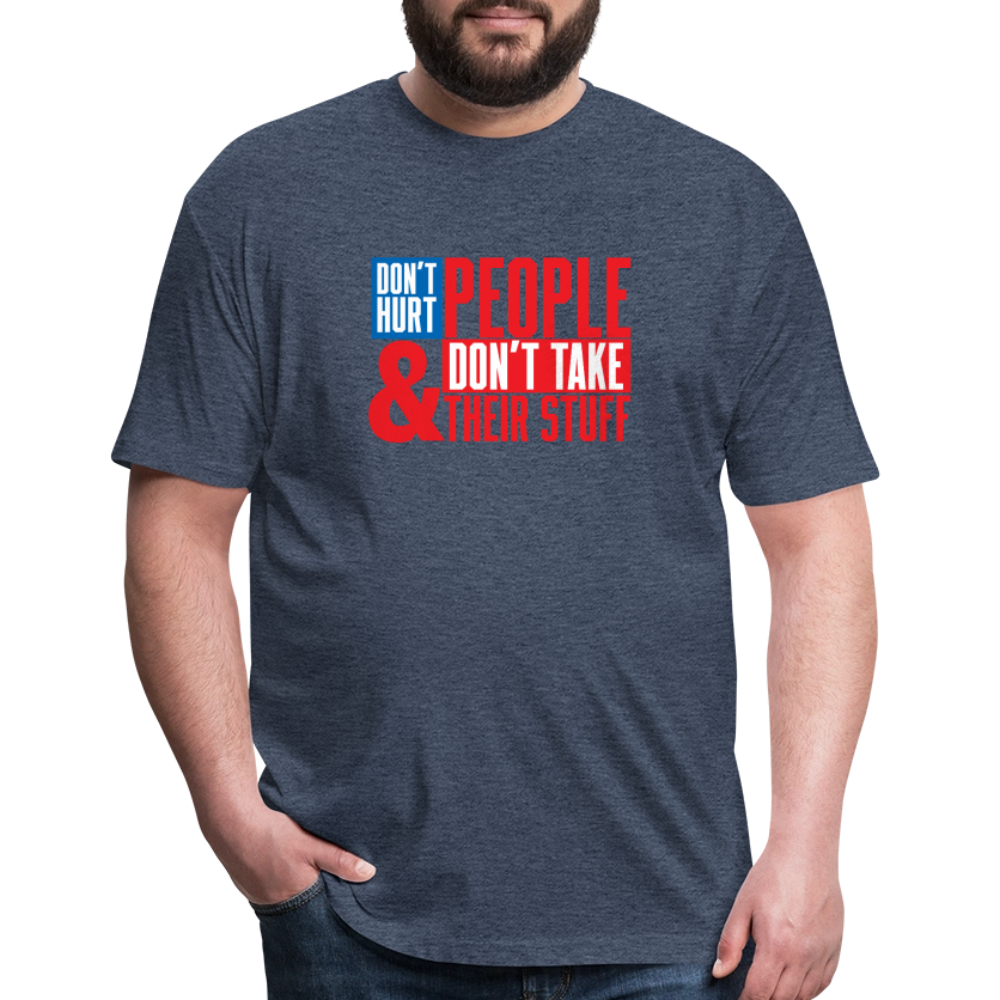 Don't Hurt People | America | Men's Tee - heather navy